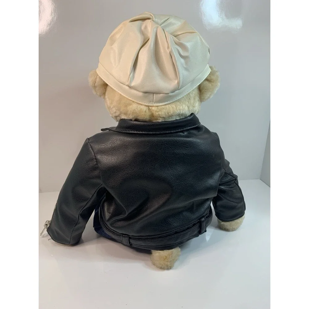 GUND James # 42457 Plush Bear With Removable Moto Jacket Outfit Soft Cuddly Rare - Picture 7 of 16